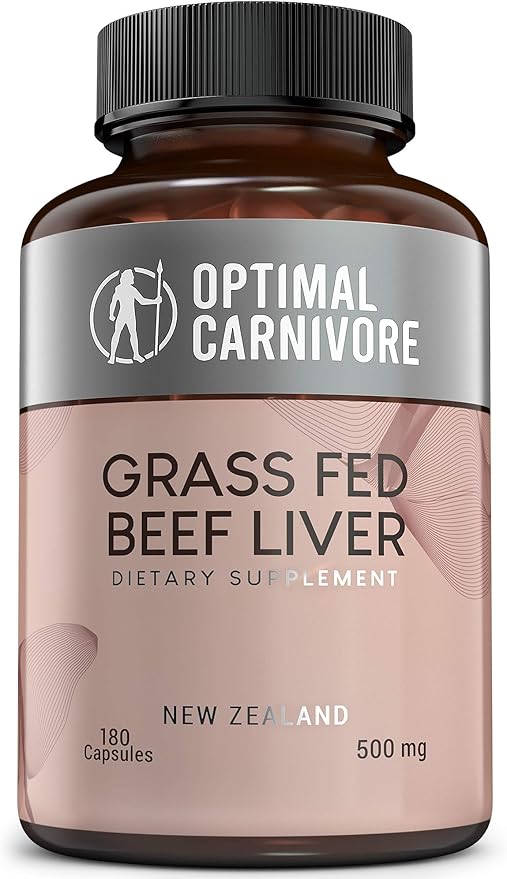 Grass Fed Beef Liver Capsules, Desiccated Beef Liver