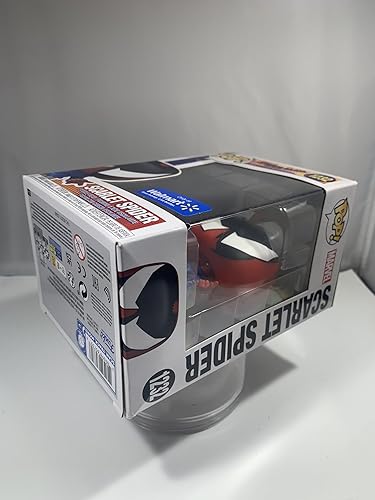 Miniatura 6 de Funko Spider-Man Scarlet Spider Pop! Figura coleccionable de vinilo Bobble-Head - Edición limitada exclusiva