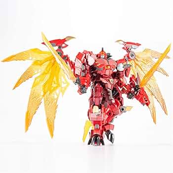 トランスフォーマー 非正規 メガトロン 赤いロボットフィギュア 翼付き トランスフォーマー 非正規 メガトロン 赤いロボットフィギュア