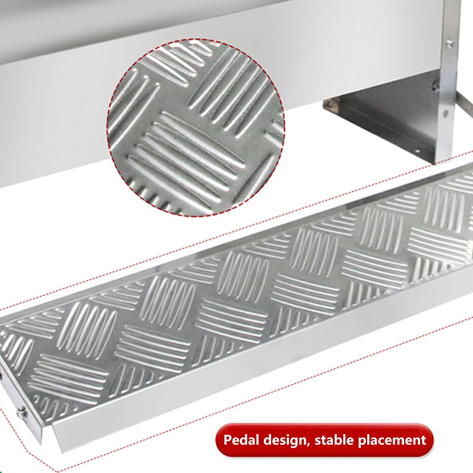 Comedero automático para pollos, sin residuos, de acero inoxidable, con diseño resistente a la intemperie y estructura estable, cubierta superior para una fácil gestión de la alimentación