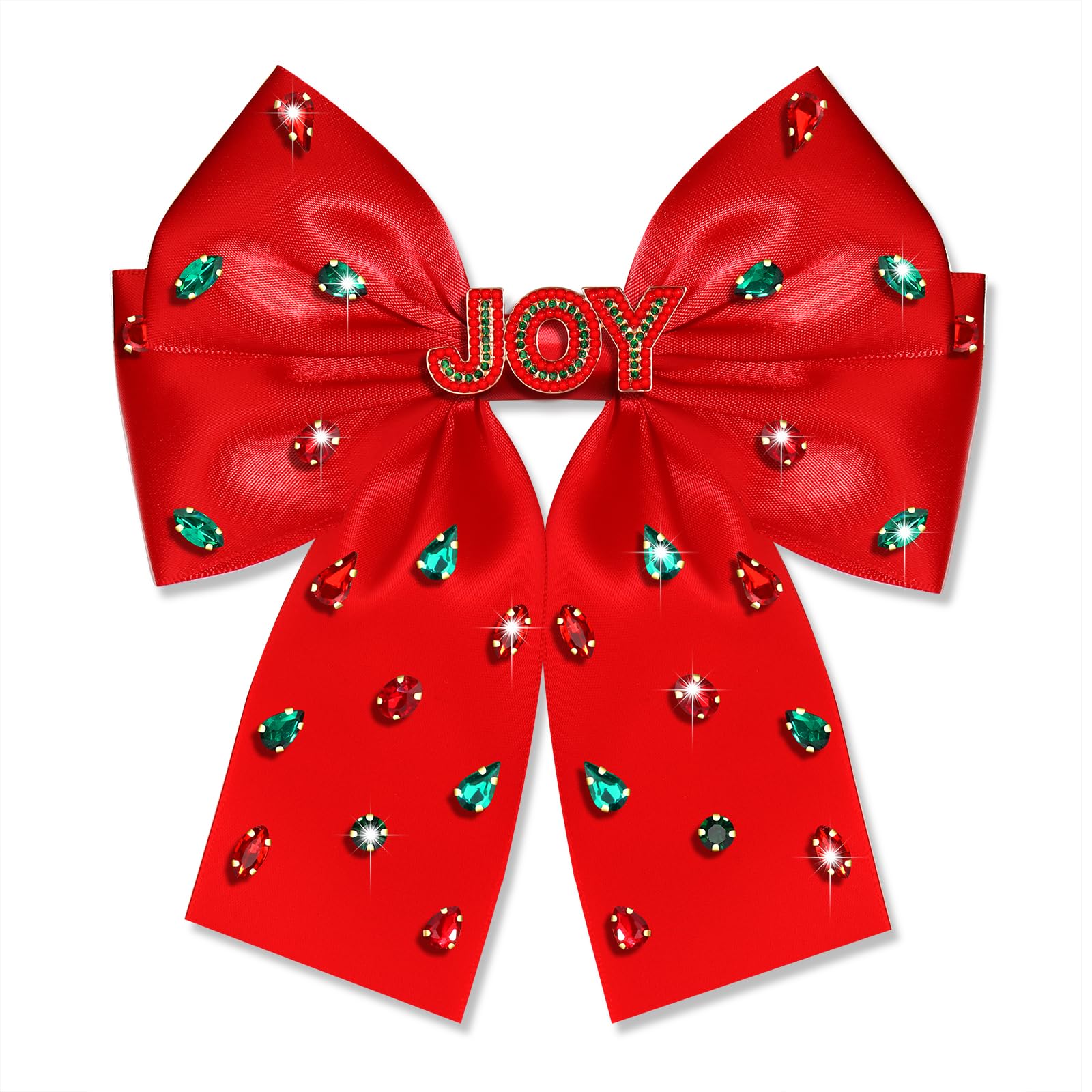 Amazon.com : Christmas Hair Bows for Women Xmas Bow Reindeer  display picture 2