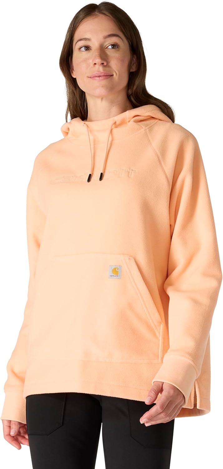 Carhartt womens Force Oversized-fit Fleece Hooded Sweatshirt