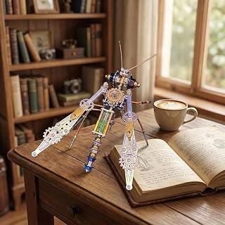 3D Metal Puzzles for Adults Teens-160+Pcs-Mechanical Mosquito Bee Insect Models-3 Hours to Build-Ideal for Birthday Gifts and Decorations (Mechanical Mosquito)