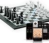 GoChess Mini - electronic chessboard game with AI illuminated chess set for adults & children of all levels with online game app - Perfect as a gift for lovers of board games