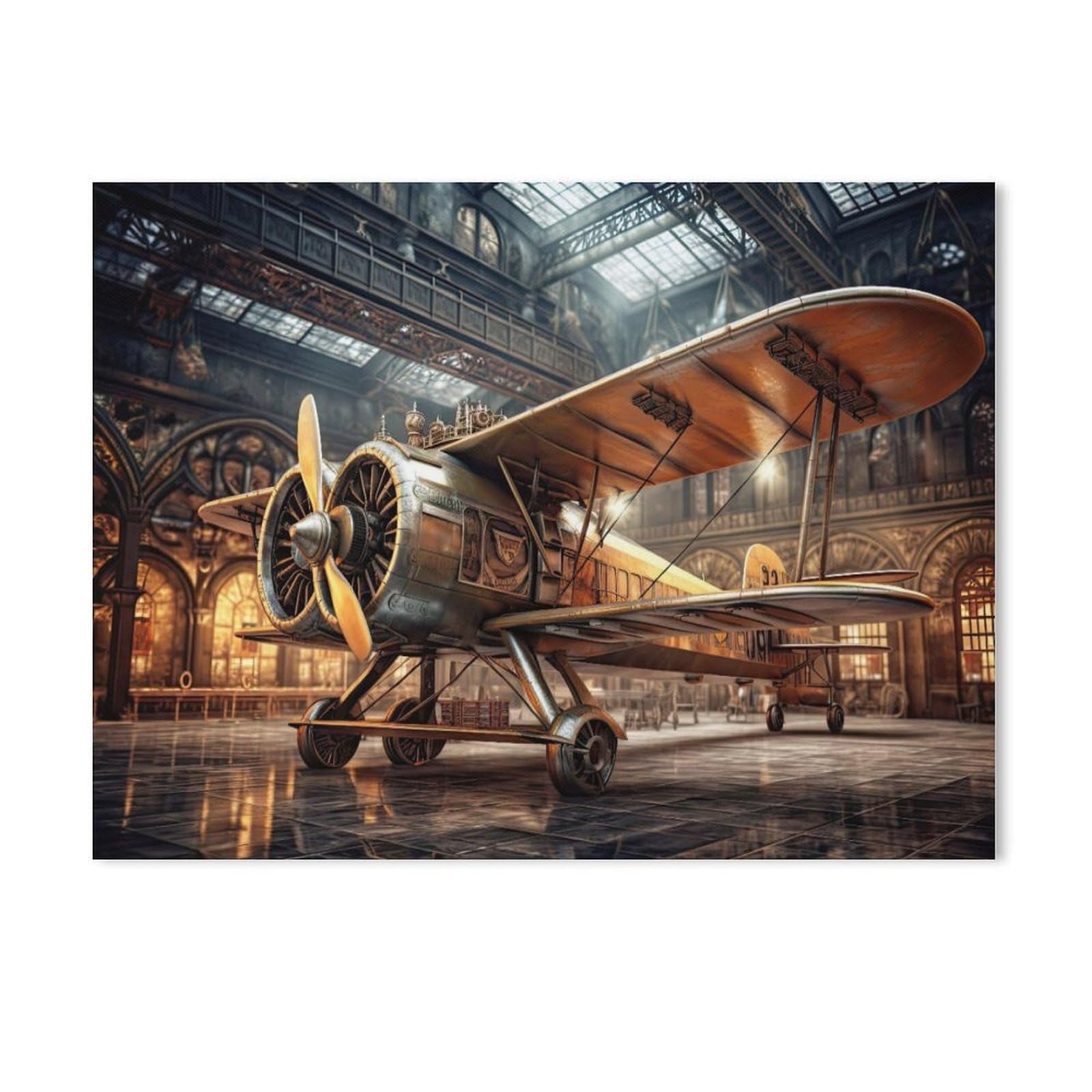 Funny Metal Tin Signs，Steampunk aviation，Bar Club Cave Home Kitchen Rustic Travel Metal Signs Wall Art Decor(15x30cm）6x12 inch-AE43