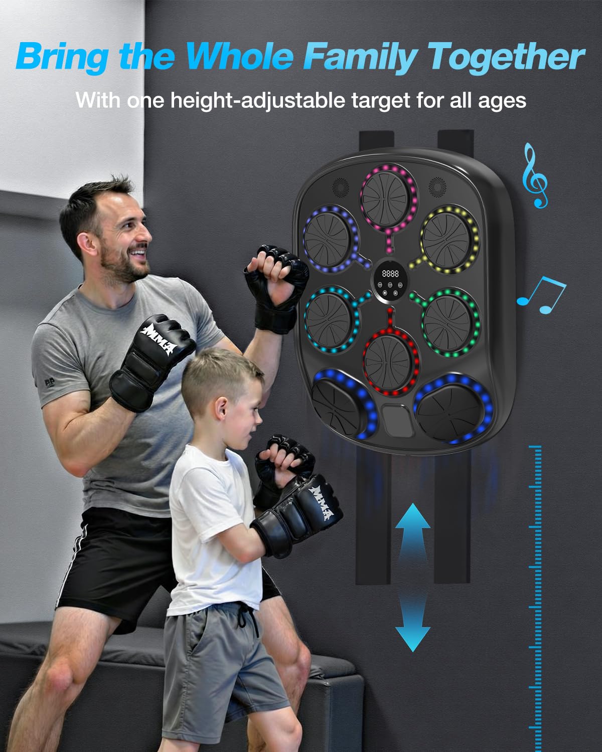 Boxe Mural Musique Machine de Boxe Musicale Adulte