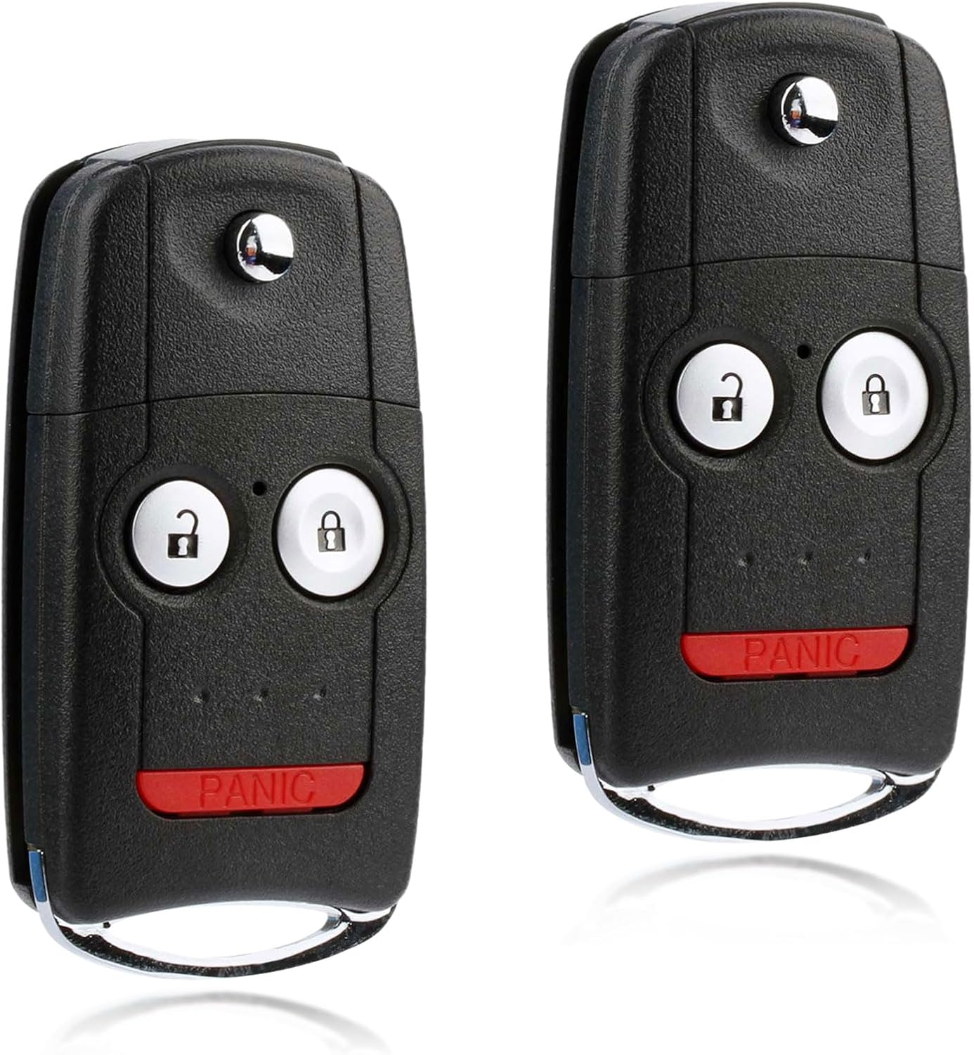 2X USARemote Keyless Entry Remote Car Key Fob Replacement for 2007 2008 2009 2010 2011 2012 2013 Acura MDX RDX 3-Button Flip Key (N5F0602A1A, 35111-STX-327)
