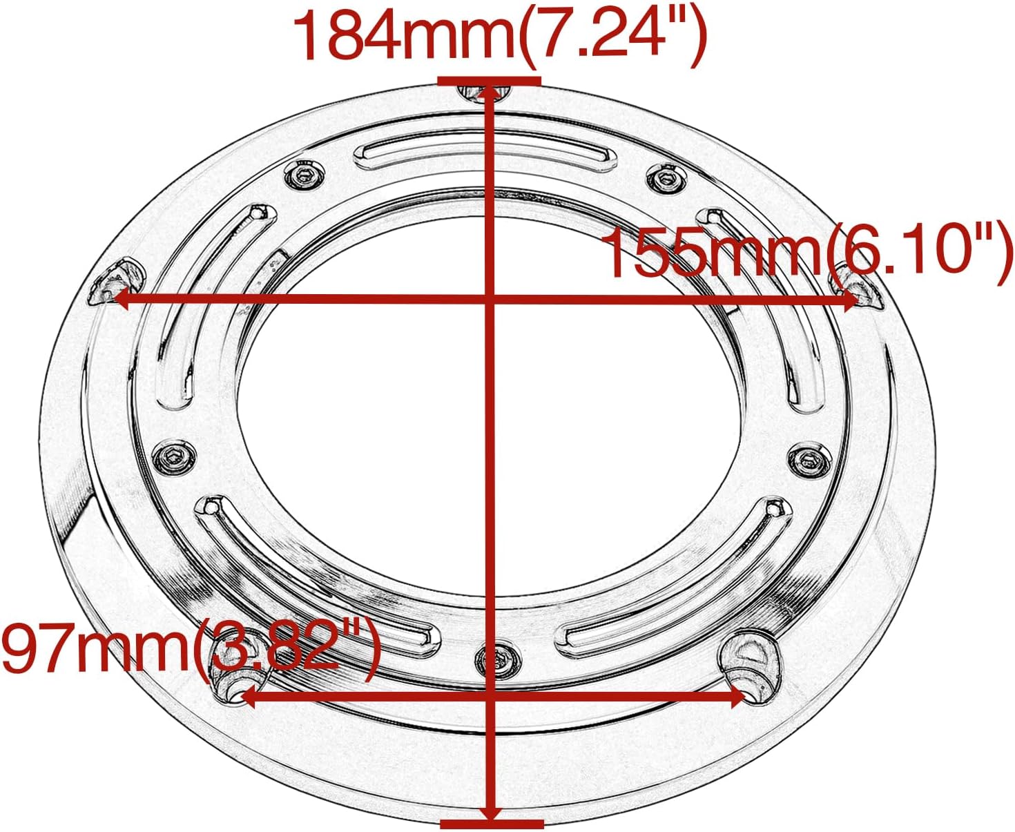 Motorcycle Derby Cover for Harley Dyna 1999-2017 Low Rider Street Bob Wide Glide Fat Bob Super Glide Softail 1999-2018 Breakout Deluxe Slim FLS (Black)