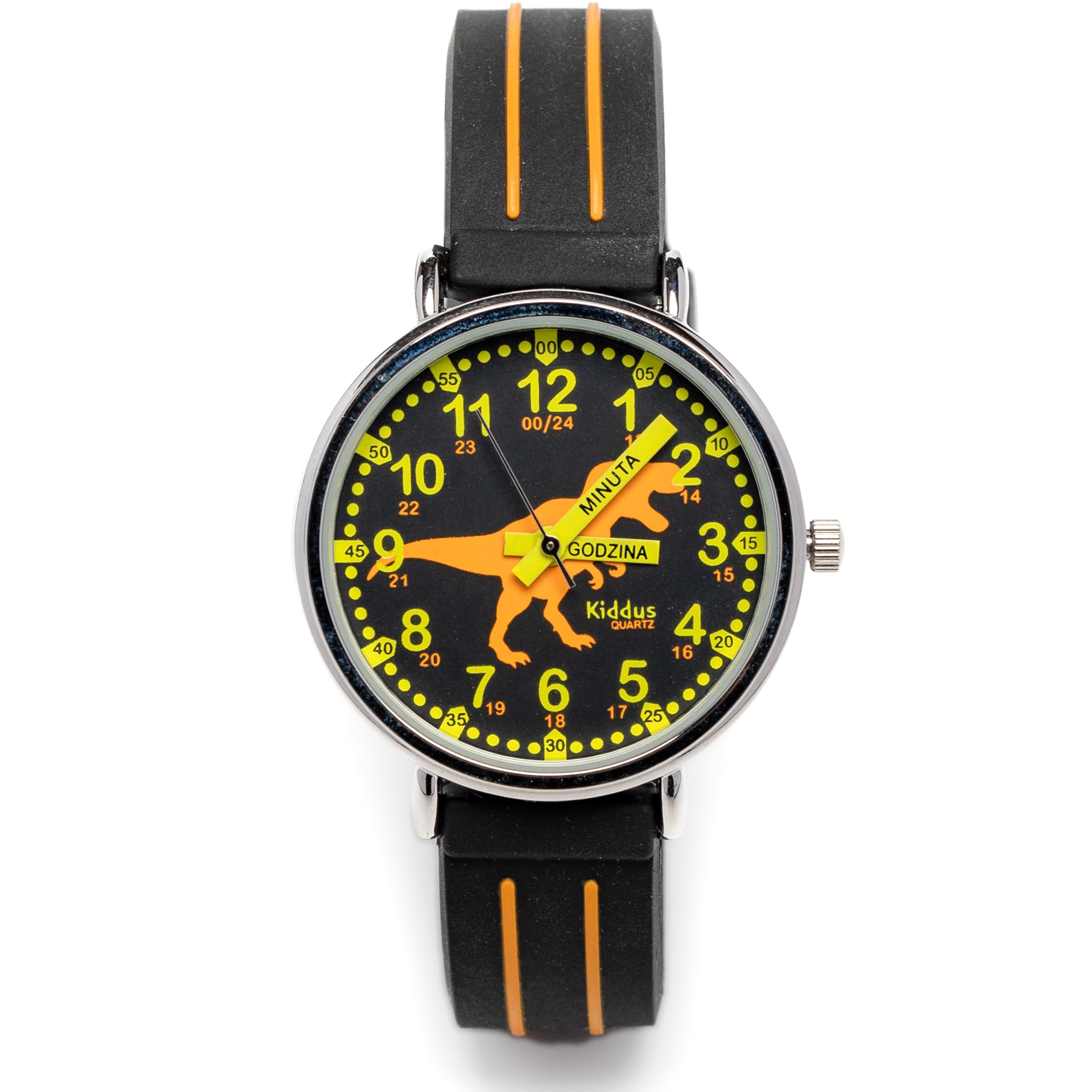 Kiddus Reloj Educativo Infantil para Niño y Niña a Partir de 5 Años, Reloj Analógico para Aprender la Hora, Mecanismo Japonés
