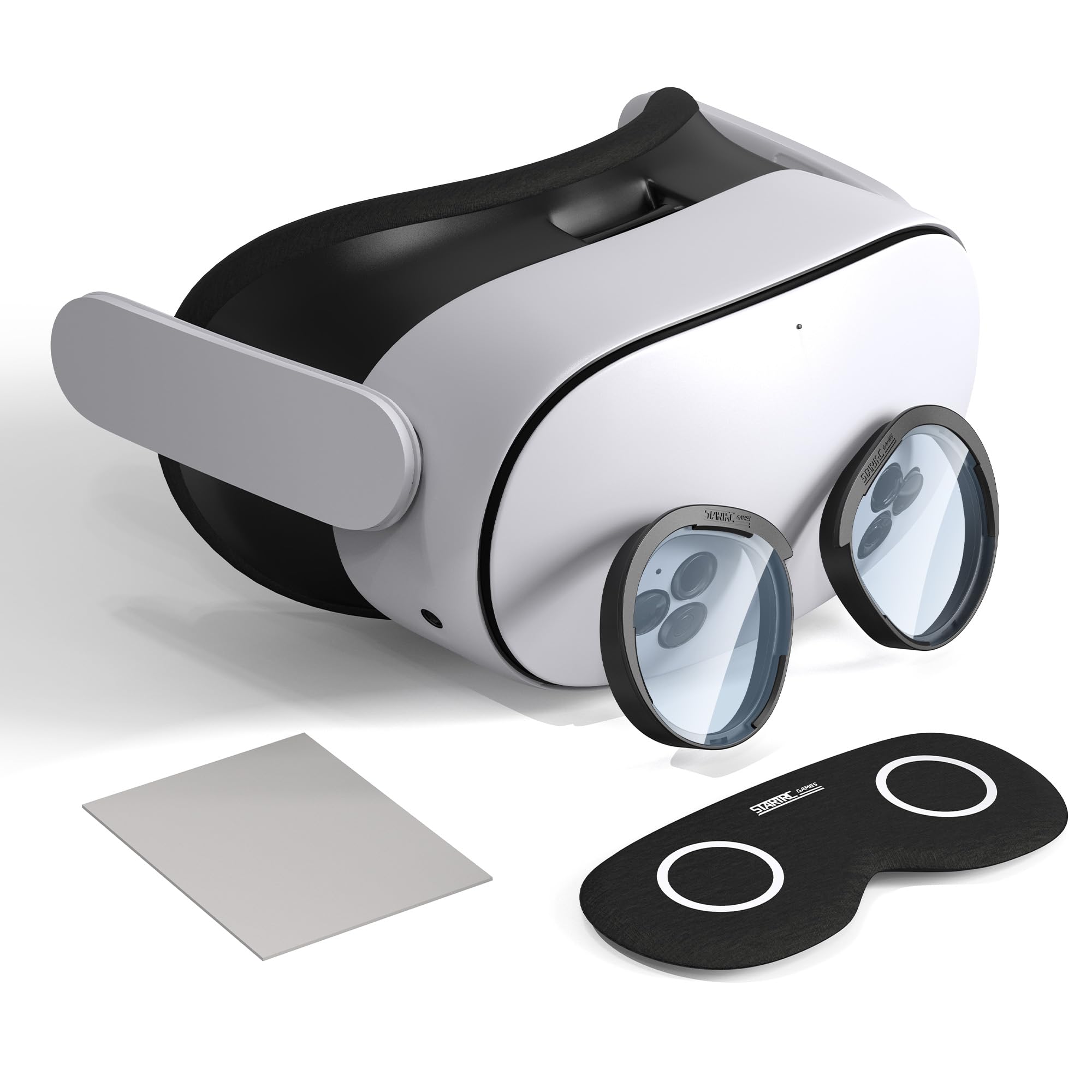 Lens Protector Set kompatibel mit Meta Quest 3S Zubehör, weiche Lens Protector Cover, Glass Spacer mit Blue Light Blocking Gläsern für Oculus Quest 3S/Quest 2 (Nicht passend für Quest 3)