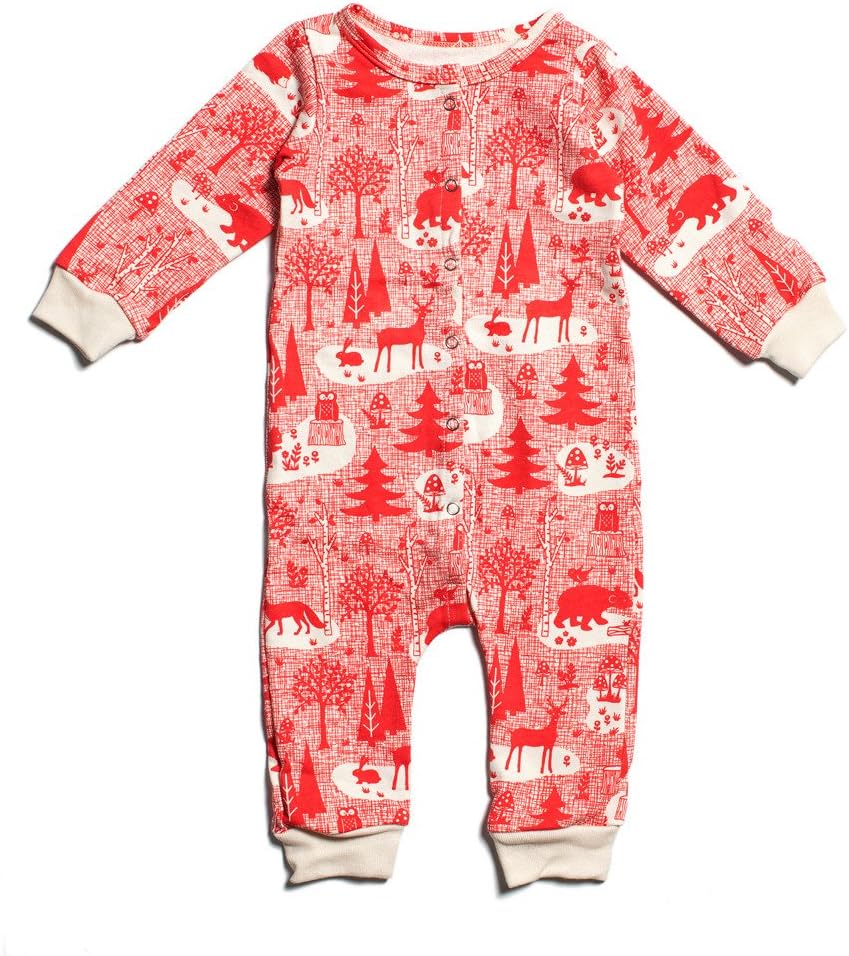 Winter Water Factory Organic Cotton Long Sleeve Jumpsuit, Baby Boys, Girls & Unisex