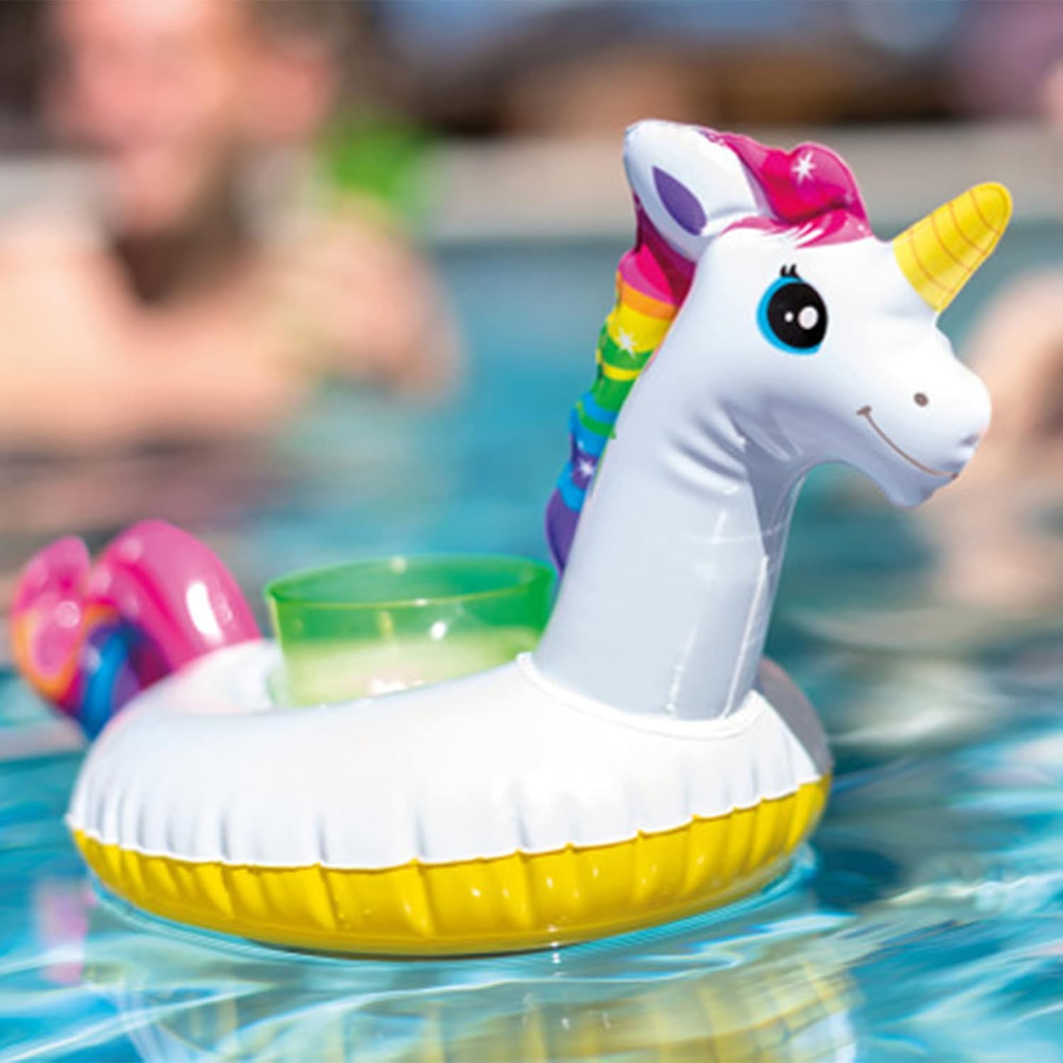 Intex Floating Unicorn Inflatable Drink Holders, 3-Pack