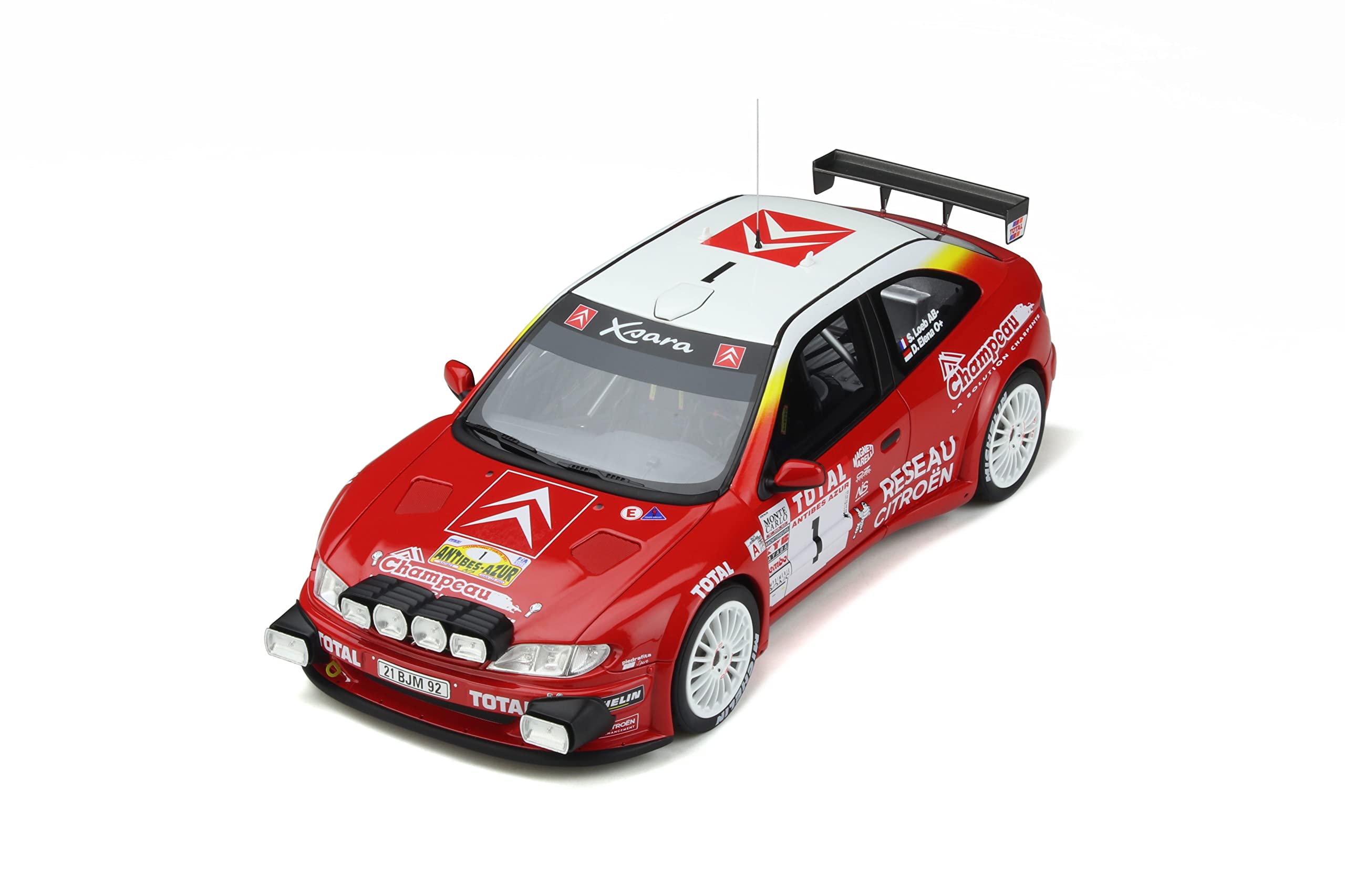 Amazon.com: OTTO 1:18 XSARA Kitcar Sebastien Loeb/Daniel Elena #1