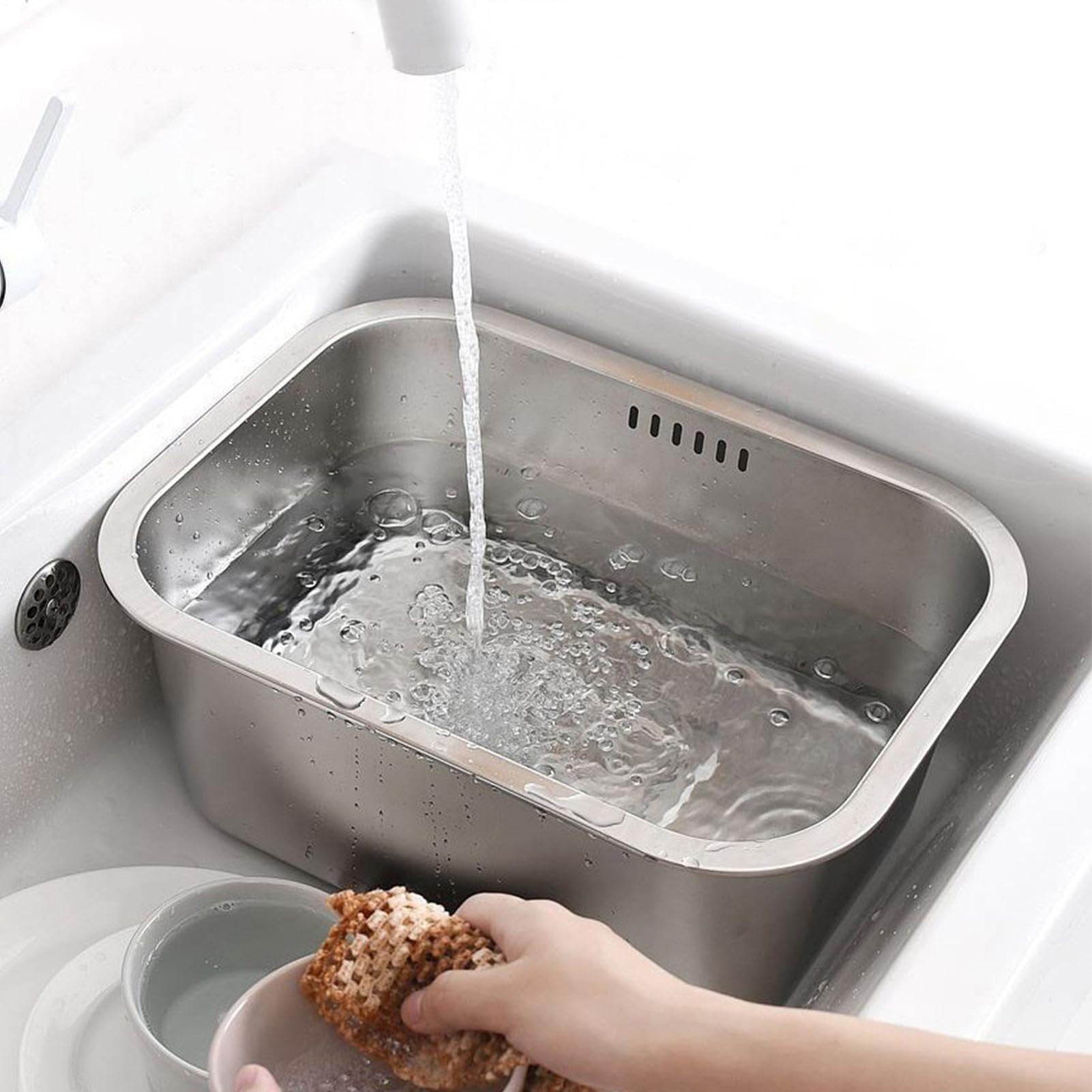 Passoire en acier inoxydable - 10 L - Panier multifonction tamis 2 1
