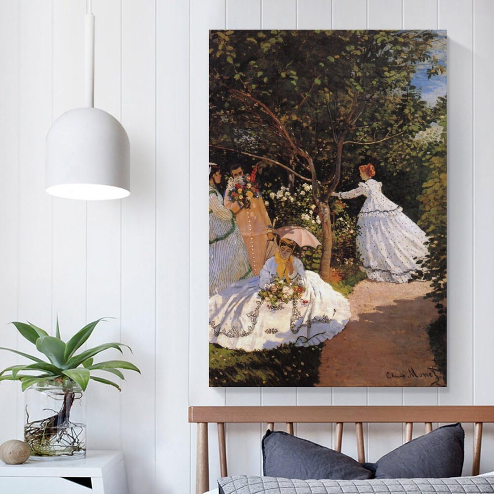 Amazon.co.jp: Claude Monetクロード・モネ《庭の中の女たち》ポスター