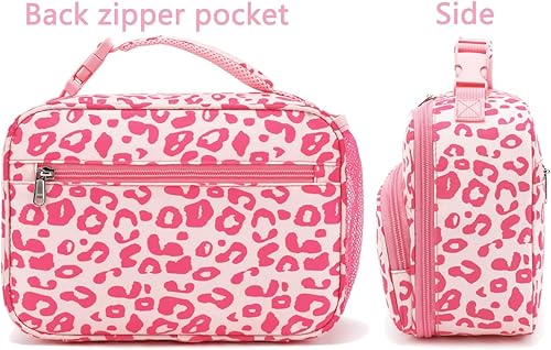 Miniatura 5 de Fiambrera para niños con hebilla, refrigerador aislado, bolsa térmica para comidas de regreso a la escuela, para niñas, niños de FlowFly (Unicornio)