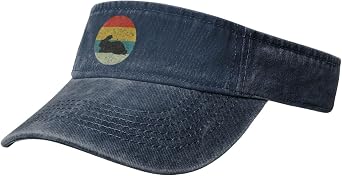 Vintage Style Rabbit Sport Sun Visor Hats Cotton Ball Caps Empty Top Baseball Cap for Men Women