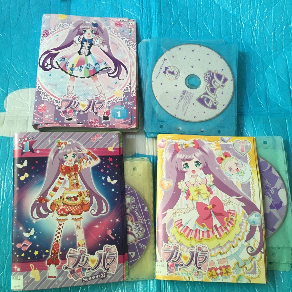 プリパラ　シーズン1〜3 DVD 全39巻セット　アニメ アニメ『プリパラ』DVD シーズン1〜3 全39巻＋劇場版4作品セット