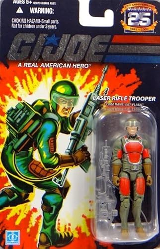 G.I. JOE Hasbro 3 3/4" Wave 5 Figura de acción SGT. Flash (Láser Rifle Trooper)
