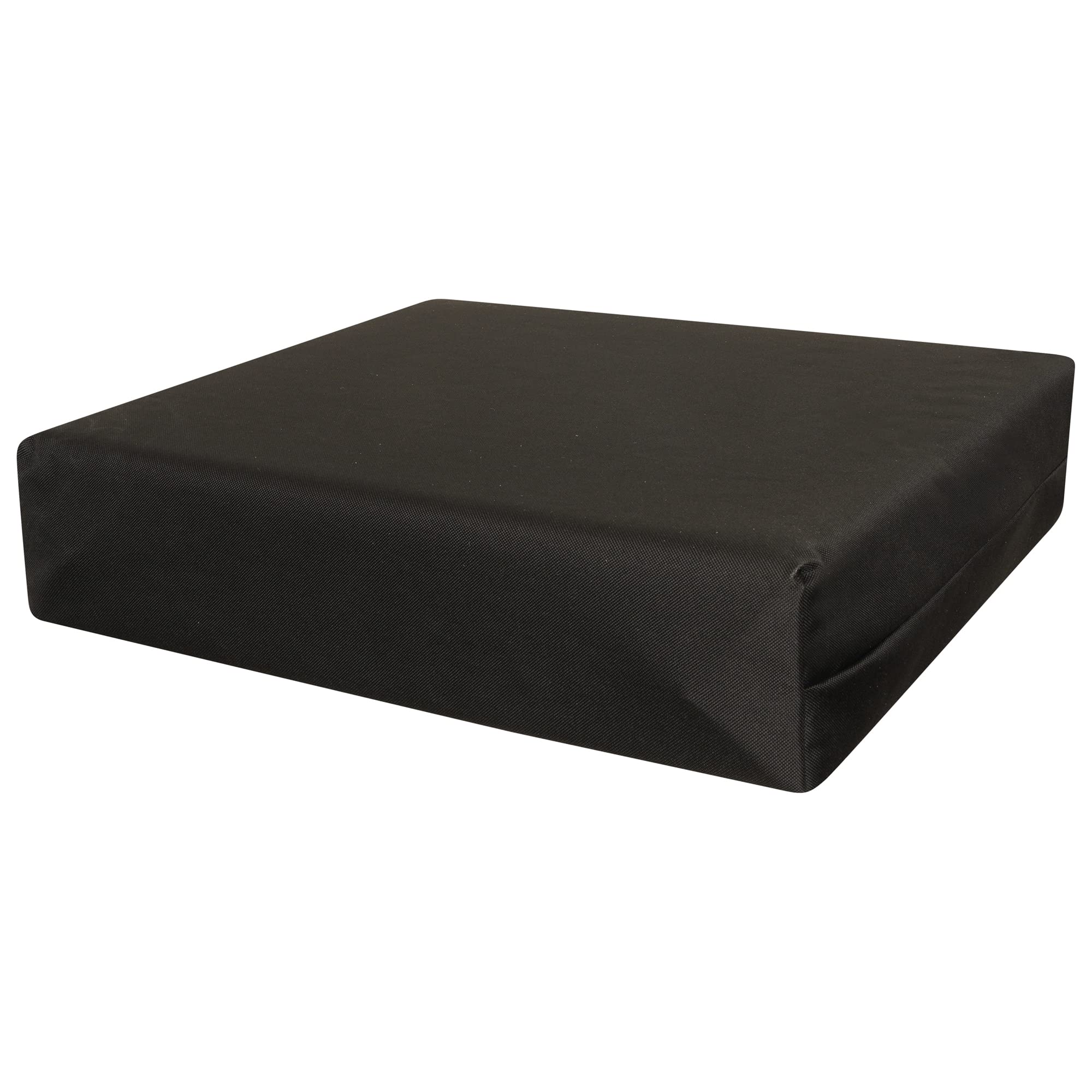 AMANSTYLE LTD Memory Foam Cushion for Office Chair Pain Relief Cushion for Back Support Seat Pad for Office Desk, Gaming Chair, Wheelchair, Car Seat, Tailbone Pain 4cm (Black, 51 x 56 cm / 20" x 22")