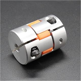 WAAZVXS Coupler for Servo Shaft Coupler D35 L50 L60 3 Jaw Hard Anodized Elastic Coupling 8mm-10mm-20mm (Inner Diameter : 7mm)
