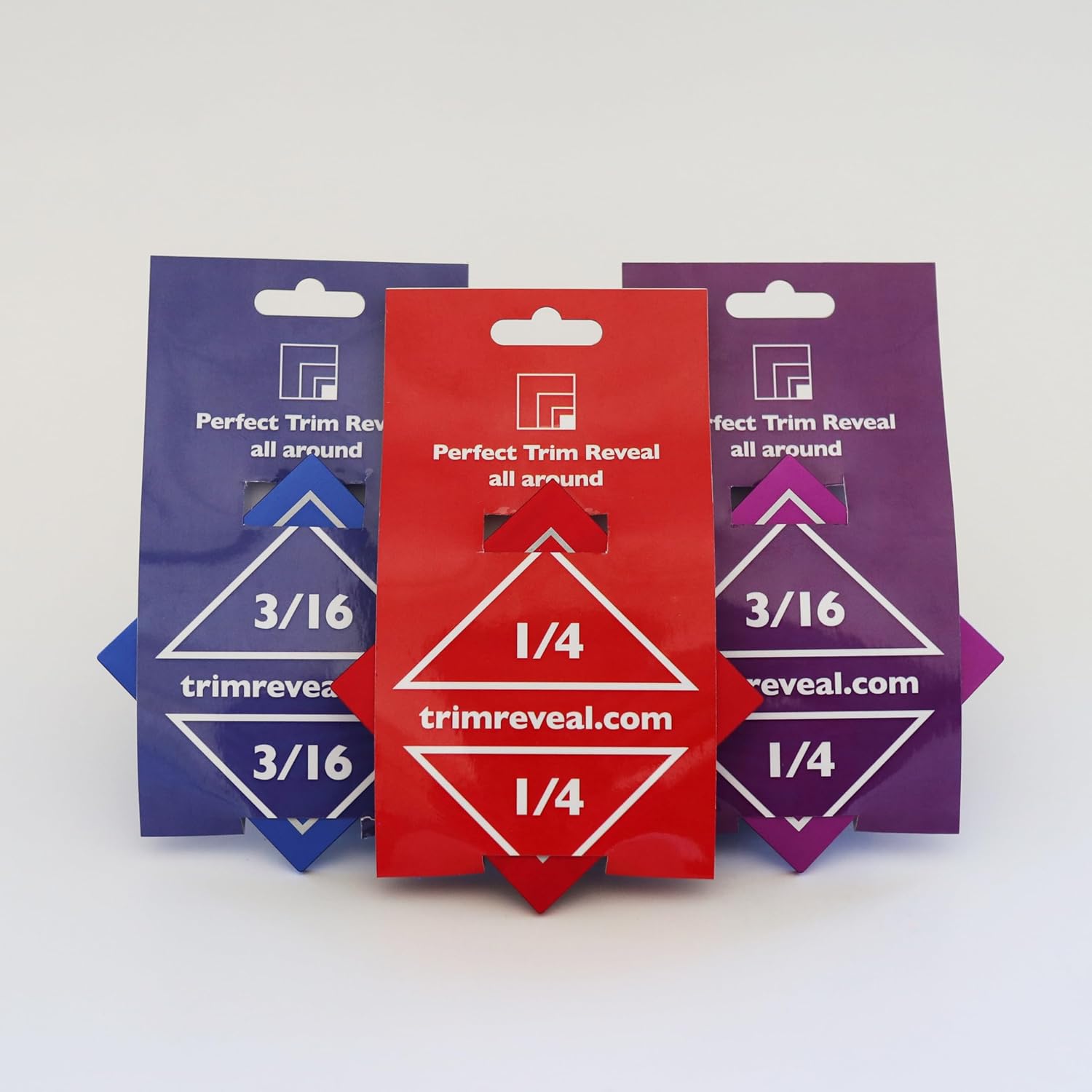 Trim Reveal Tool Set 1/4" and 3/16" and Combo Trim Molding Spacer for Doors and Windows. You Get All 3.