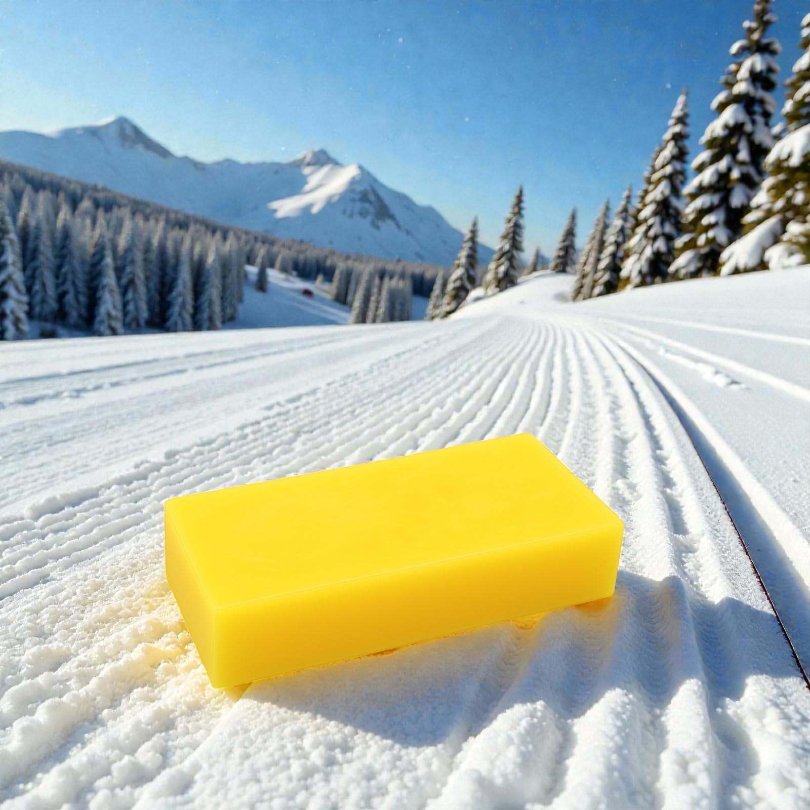 SkinStar Universal Wachs gelb Bügelwachs Ski Wax 4X 250g (1kg) - Werkstatt fluorfrei und PFAS-frei