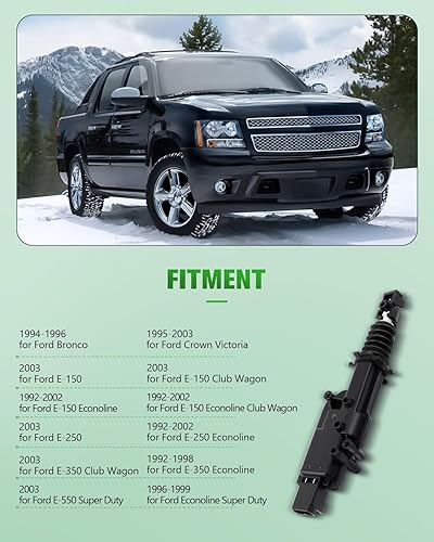 Miniatura 2 de SCITOO 746-159 Actuadores eléctricos para cerradura de puerta delantera/trasera derecha/izquierda de repuesto para 1992-2003 para Ford Crown