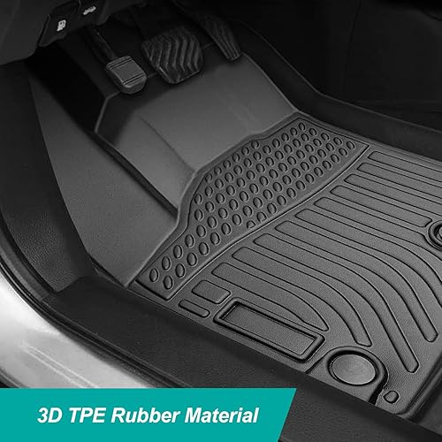 Miniatura 2 de Alfombrillas de coche para todo tipo de clima, compatibles con Civic Si 2017-2021 y Civic 2016-2021, alfombrillas de goma personalizadas