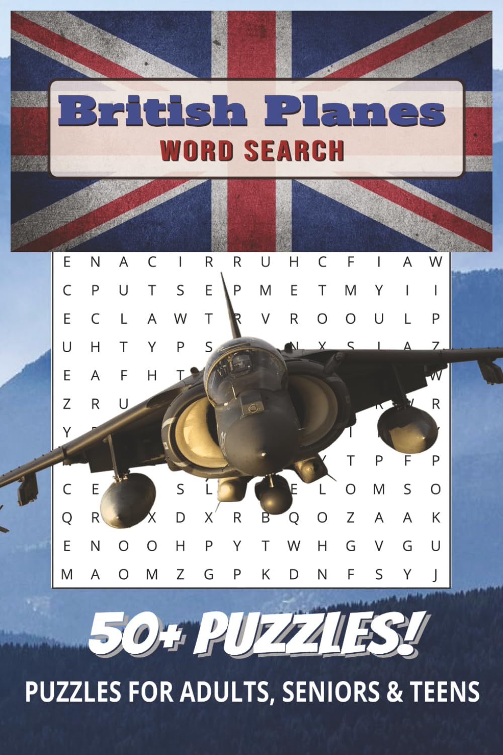 British Planes Word Search: Word Searches with Easy to Read Print for Aviation Fun, Flight themes, British Plane history and More | 6x9 inches, 110 ... for Aviation and military history fans!