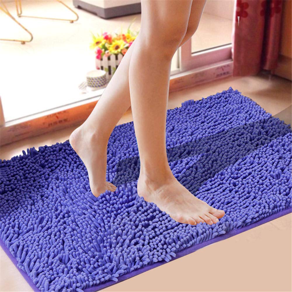 Tapis de salon bleu 80x120cm grand format pour chambre et cuisine