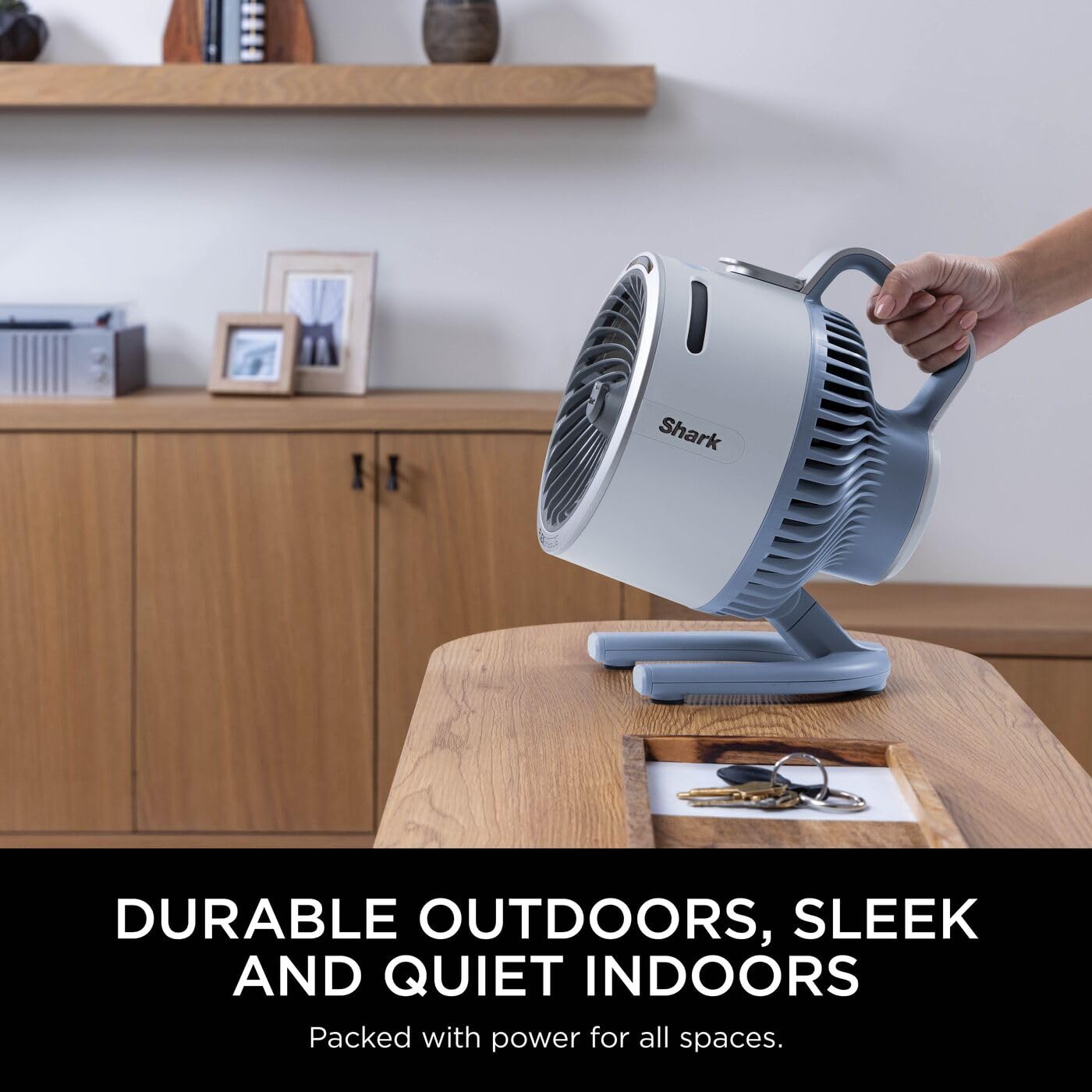 Shark FlexBreeze HydroGo Cordless Fan, Powerful Portable Fan with Misting, Indoor & Outdoor Cooling, Quiet & Durable, Compact & Lightweight, 5 Speed Settings, Glacier FA050UKBL — view 10