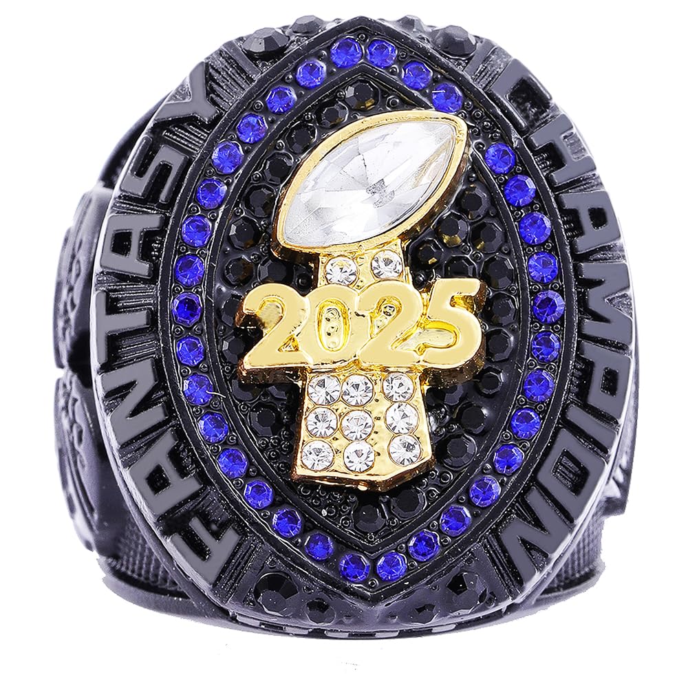 Snapklik.com : Noblehead 2025 Fantasy Football Championship Ring Heavy ...