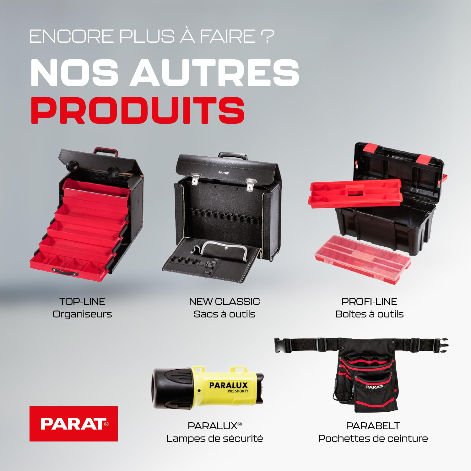 Lampe à main Parat Paralux PX1 (lampe de sécurité stable / lampe de travail étanche, antipoussière / lampe avec piles)