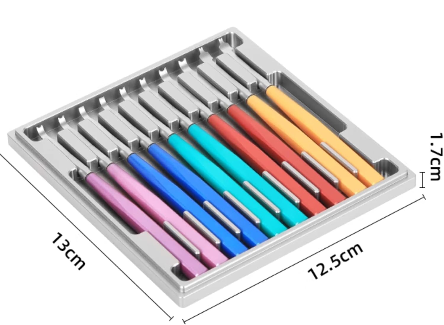 Watch Hands Set and Repair Kit, 10 Pcs Including Flat Mouth and Chronograph Second Hand Tools for Watch Repair and Maintenance