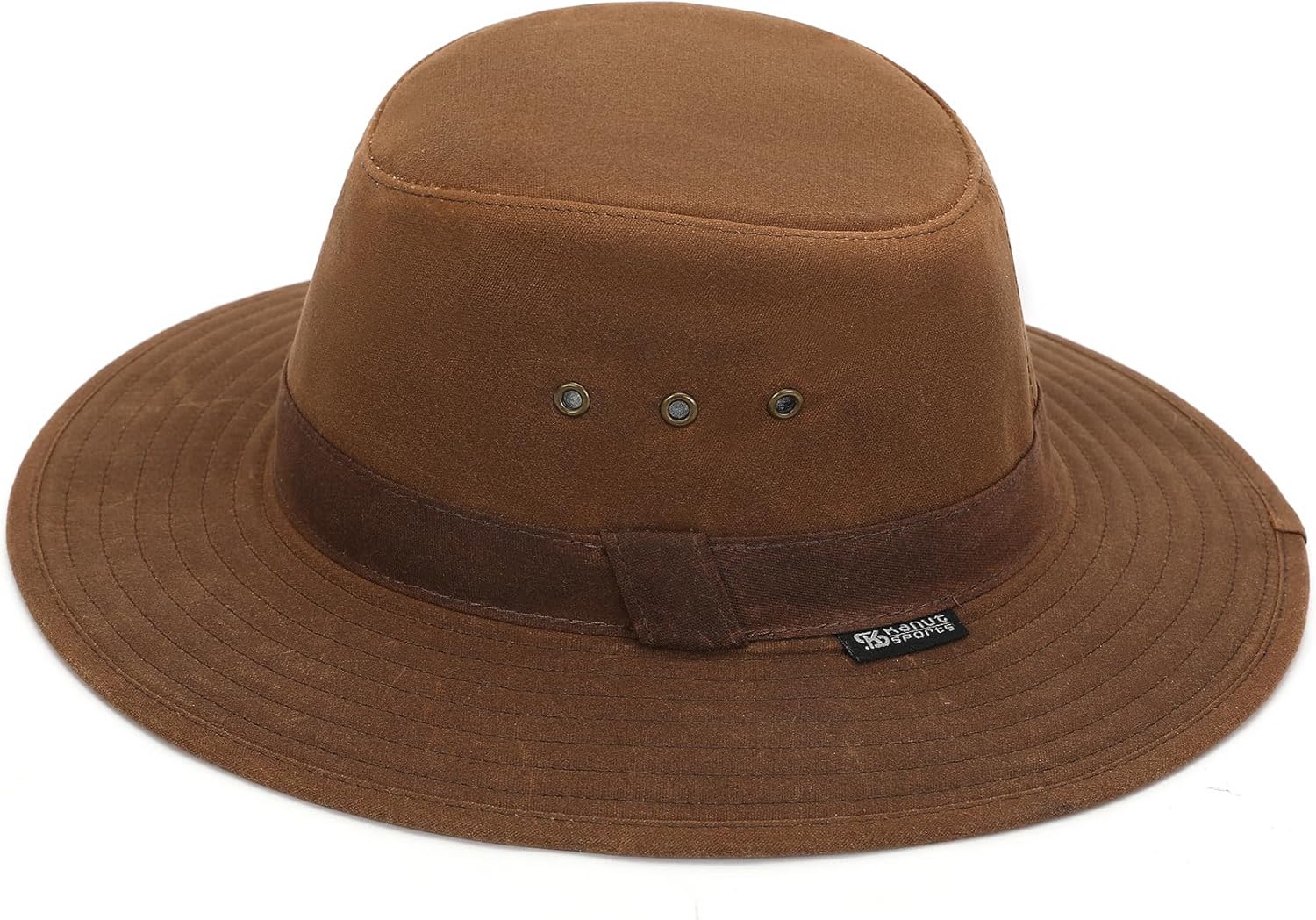 Delano Waxed Cotton Safari Hat - Classic Fit Unisex​ Waterproof, UPF 50+ Sun Protection, Packable