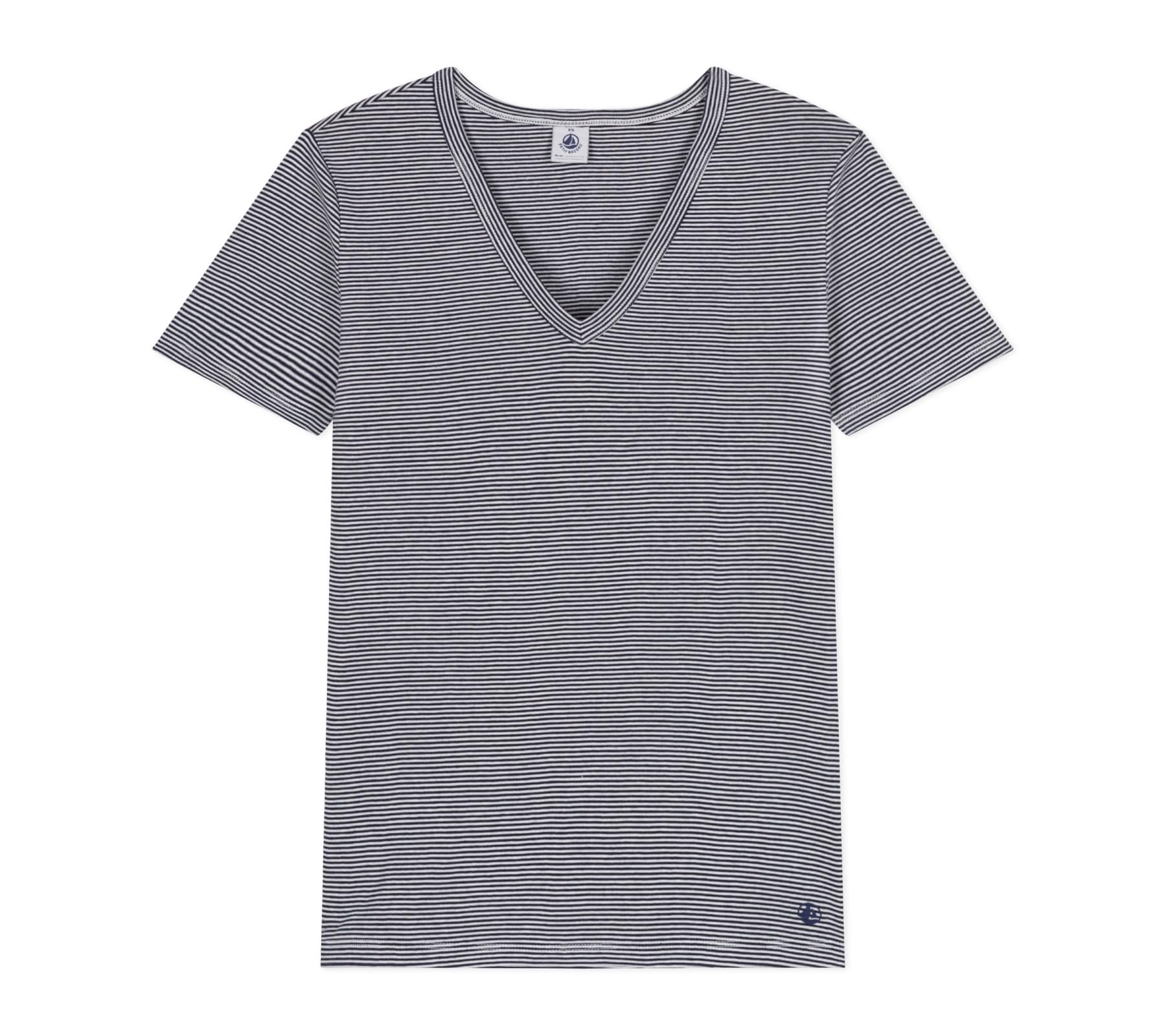 Petit Bateau Damen Kurzärmeliges T-Shirt