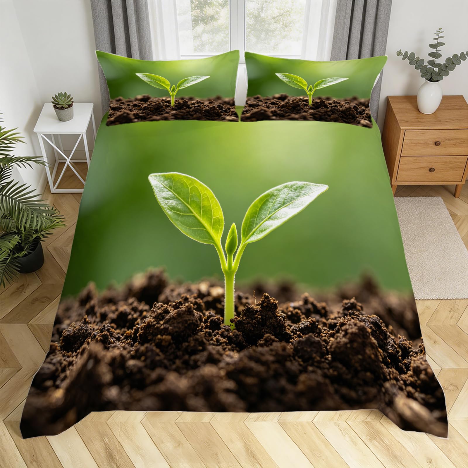 Parure de lit 240x220 3D imprimée avec housse couette fermeture