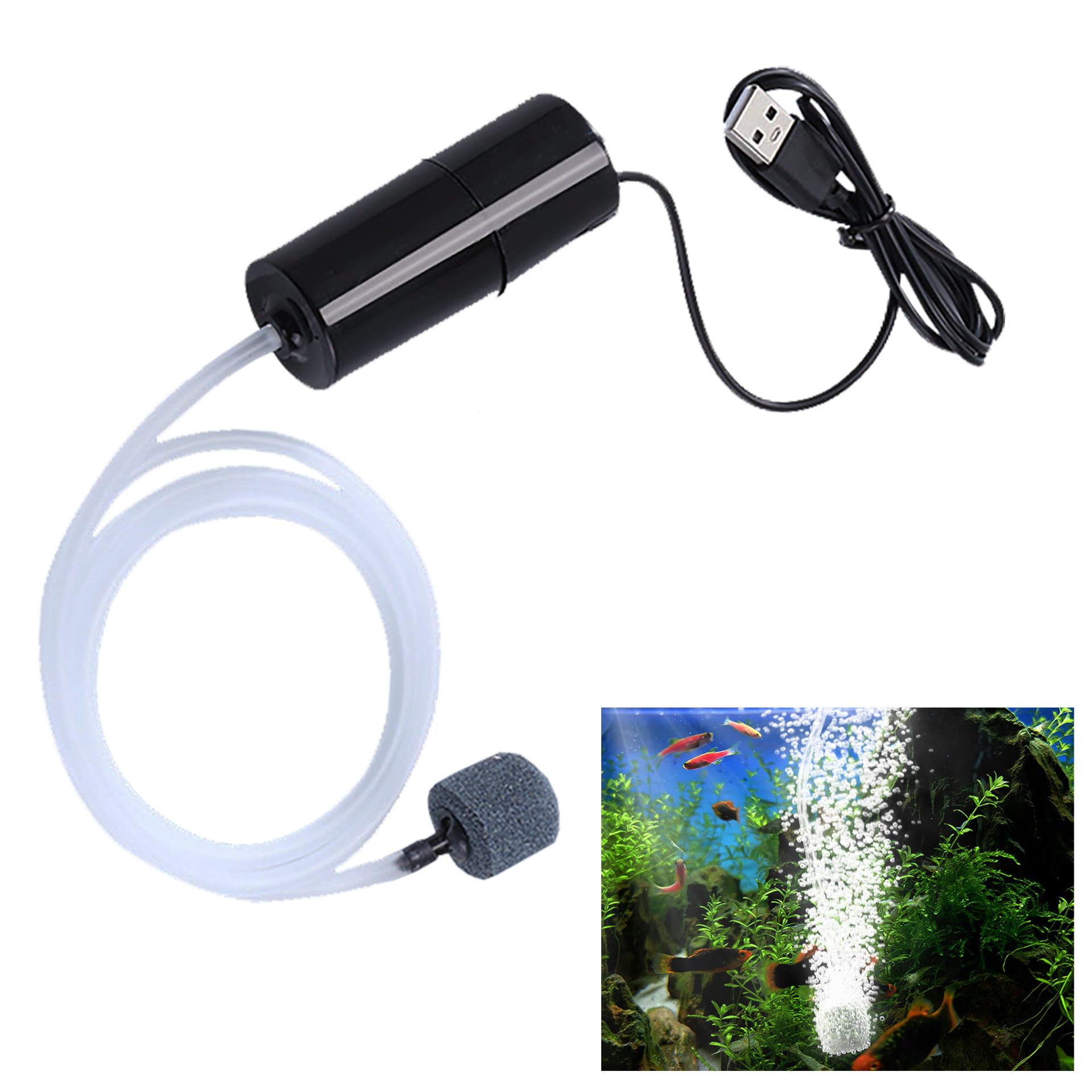 Amazon.co.jp: エアーポンプ 釣り 水槽 ポンプ ブクブク