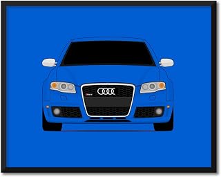 CUSTOMIZABLE COLOR: Audi RS4 B7 (2006-2008) Inspired Poster Print Wall Art Decor Handmade (Unframed)