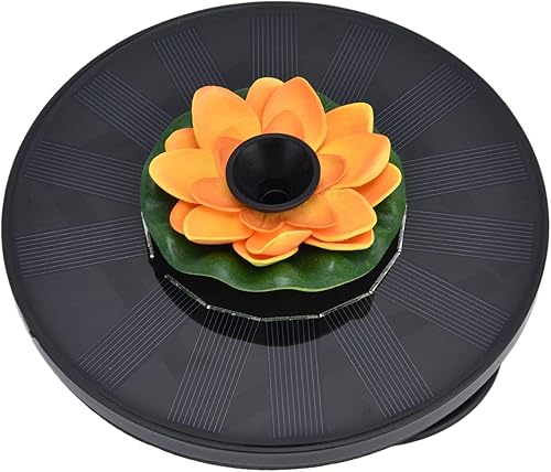Fuente solar para baño de pájaros, bomba de fuente de energía solar de 1.4 W, bombas de agua flotantes para jardín, patio, estanque y piscina al