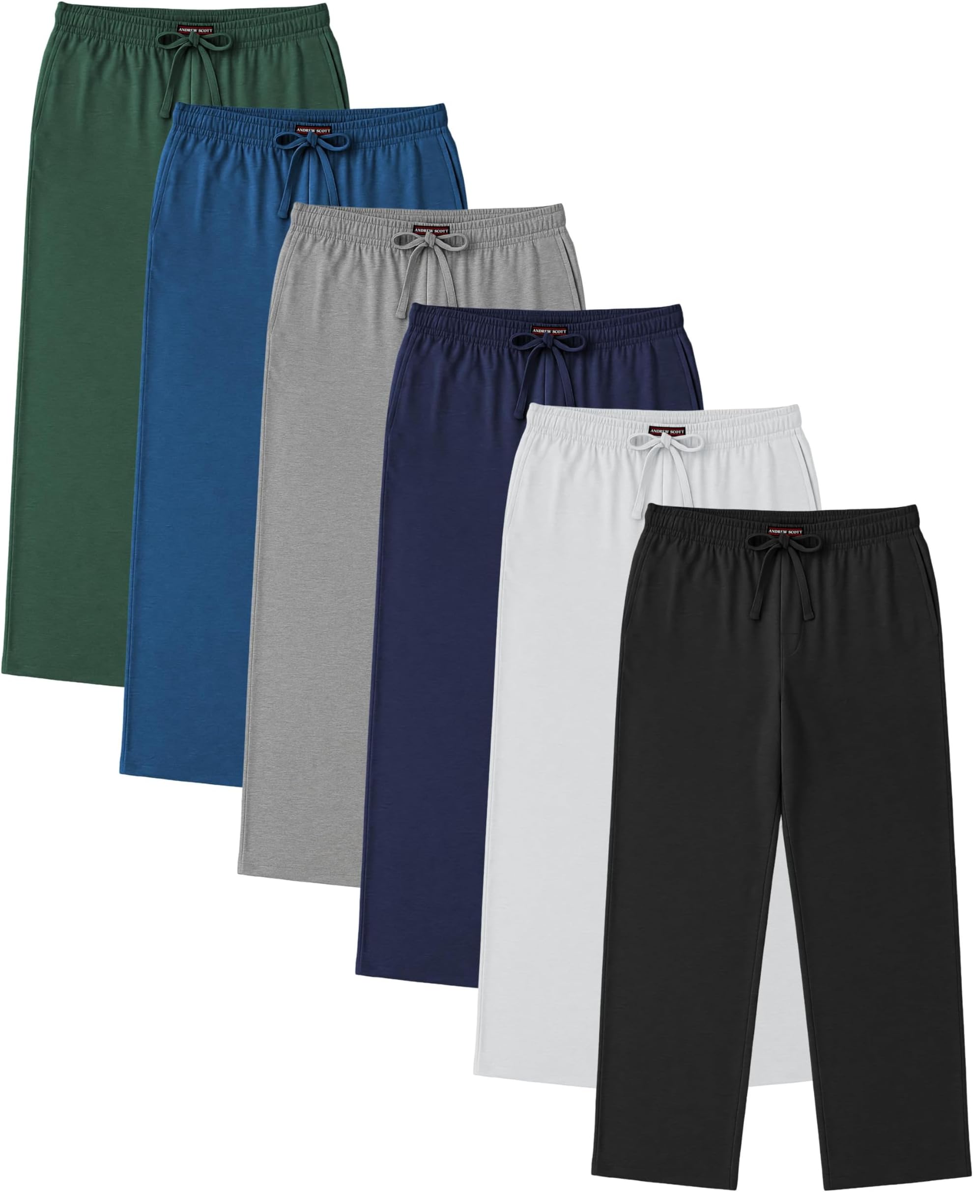 Men's 100% Cotton Lounge Pants | Ultra Comfort Sleep Pajama Pant| Drawstring & Pockets | Multi-Packs & Colors