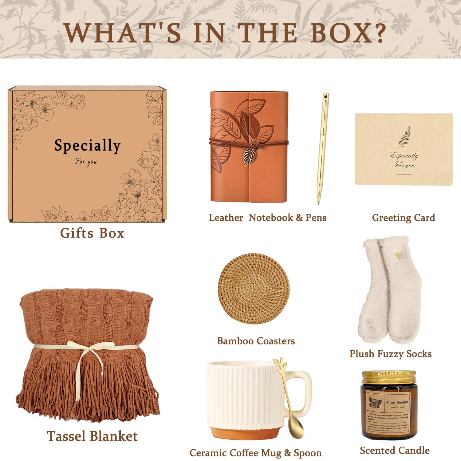 Self Care Gifts for Women Get Well Soon Gift Baskets, Birthday Gifts for Women Spa Care Package,Sympathy Inspirational Thinking of You Valentines Day Gift Set for Her Wife Girlfriend Mom Sister Friend - Image 2