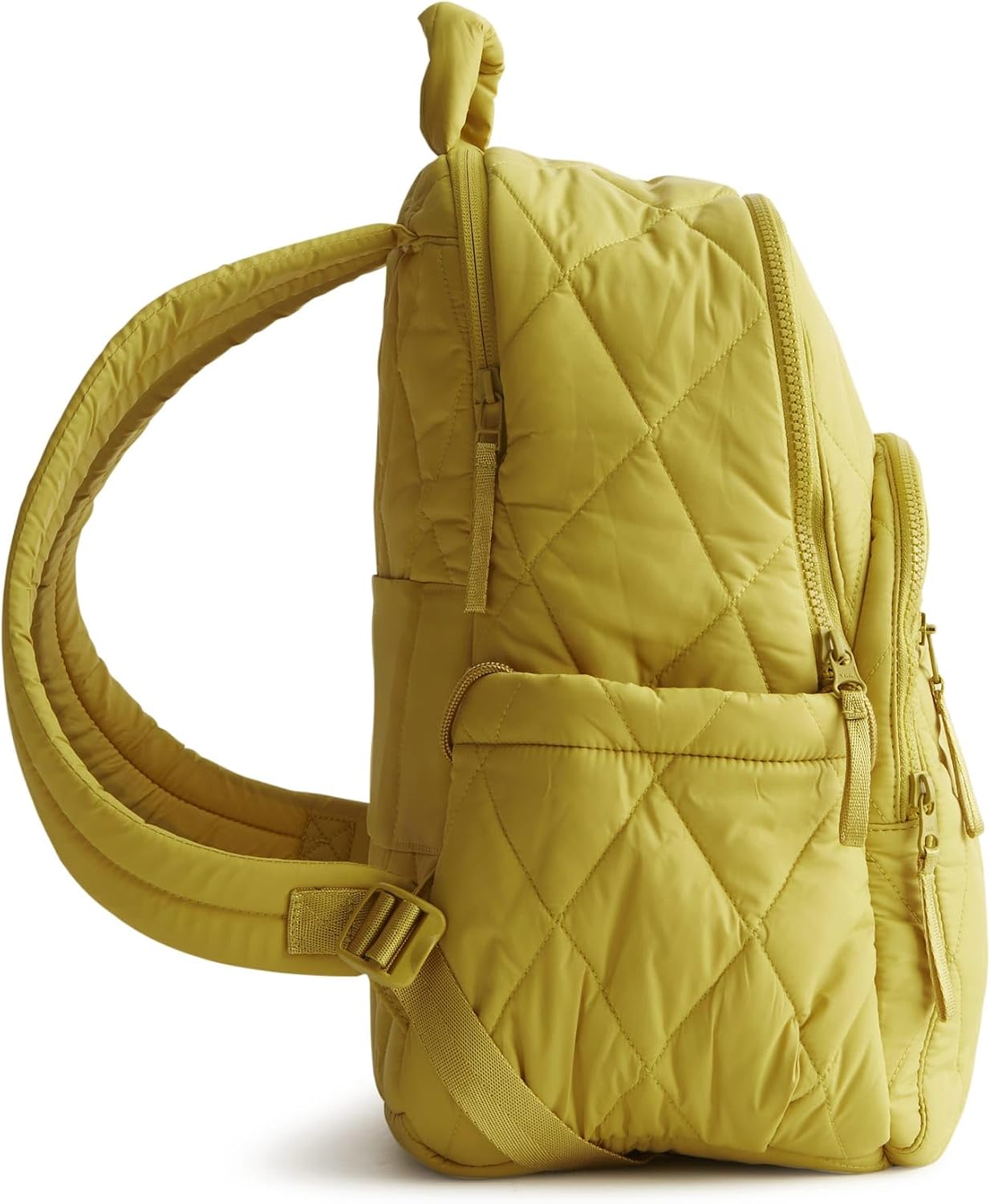 Vera Bradley Women's Featherweight Bancroft Backpack, Golden Olive, One Size
