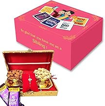 Bay Nut Premium bhaidooj Hamper for Brother (h-3) with roli chawal and kalawa