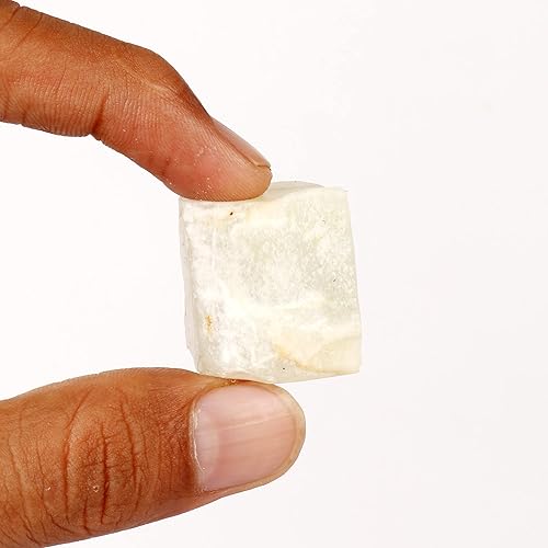 Miniatura 3 de GEMHUB Piedra preciosa natural de piedra lunar áspera certificada de 85.15 CT, cristal crudo sin cortar para la fabricación de joyas