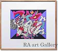 平賀敬 リトグラフ H氏の優雅な生活 EA 1971年 サイン 真作 平賀敬 リトグラフ H氏の優雅な生活 EA 1971年 サイン 真作 HIRAGA