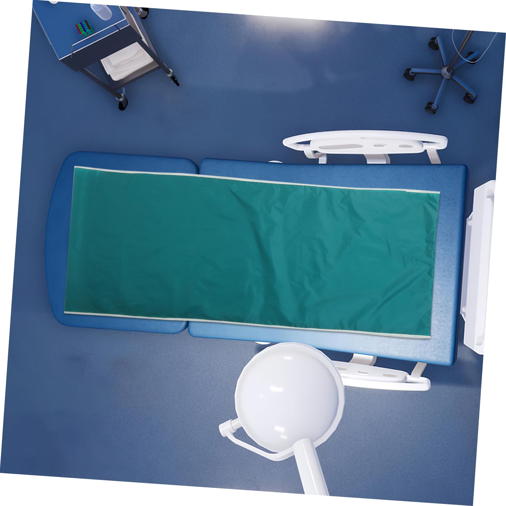 Yardenfun Telo Facilita Ribaltamento lo Spostamento nel Letto 180x75 Cm Verde in Poliestere Scorrevole per Assistenza a Pazienti Allettati per Domiciliari