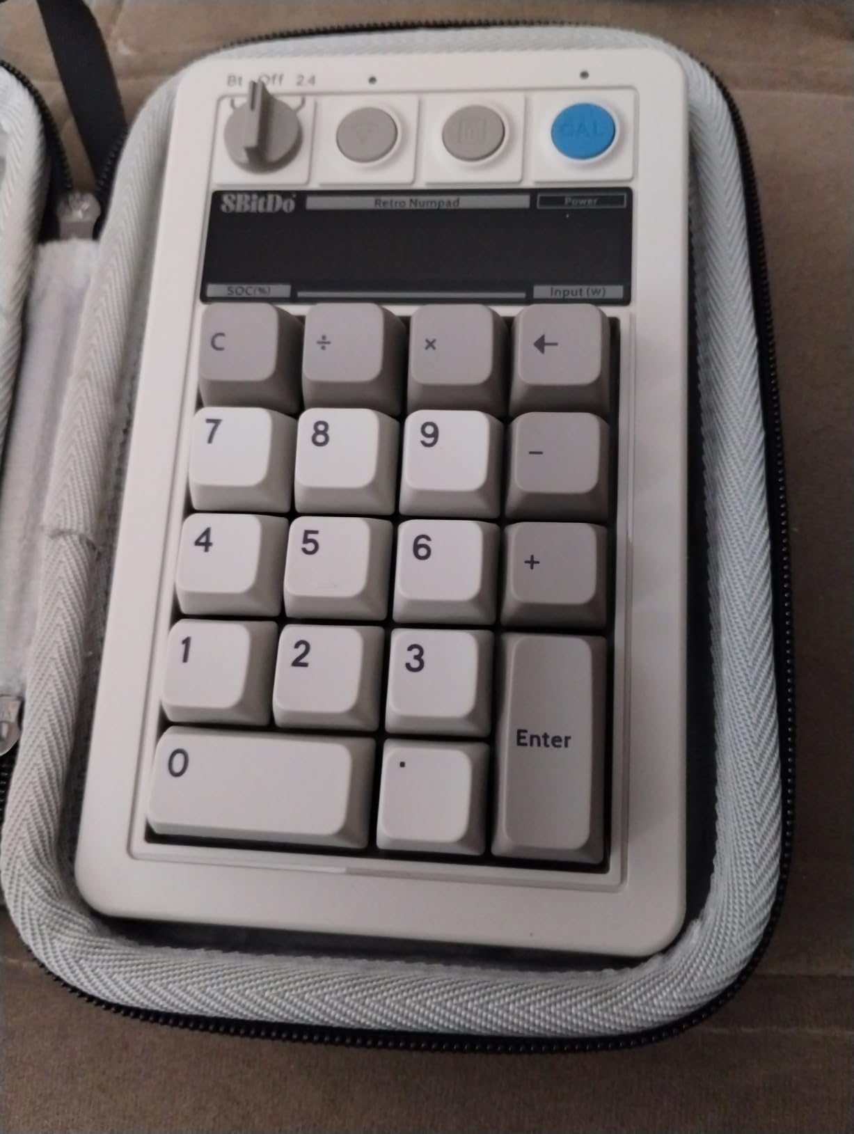 Geekria Numeric Keypad Carrying Case, Compatible with 8BitDo Retro 18 ...