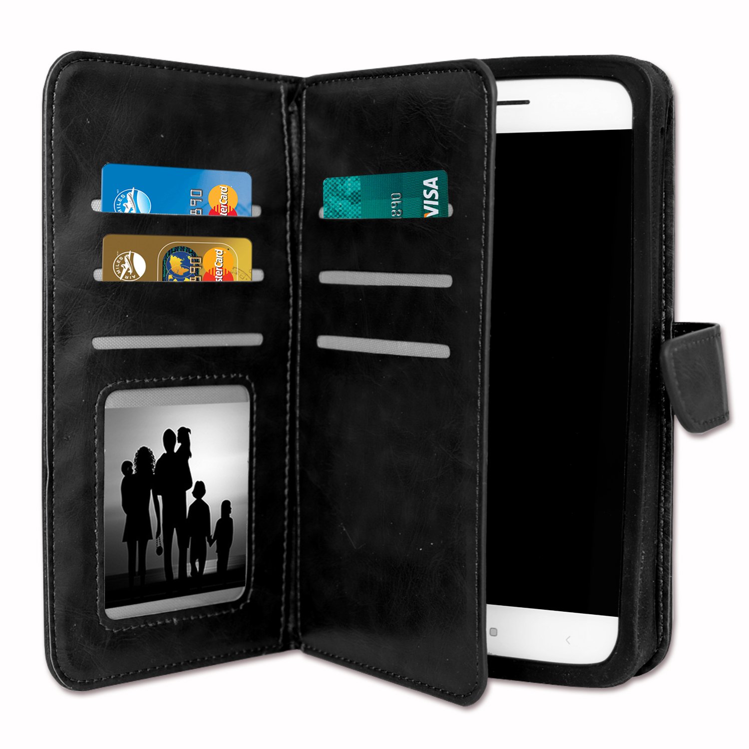 Custodia Portafoglio In Ecopelle Per Altice S10 – Con Chiusura Magnetica E 6 Slot Per Carte – Cover Con Aletta Interna